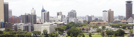 Nairobi Kenya city skyline