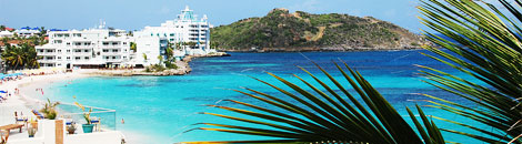 st saint sint martin maartin beach view