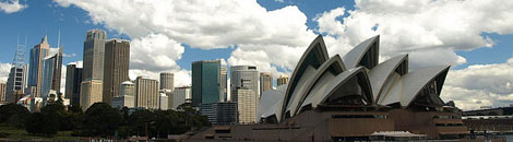 sydney australia opera house city skyline